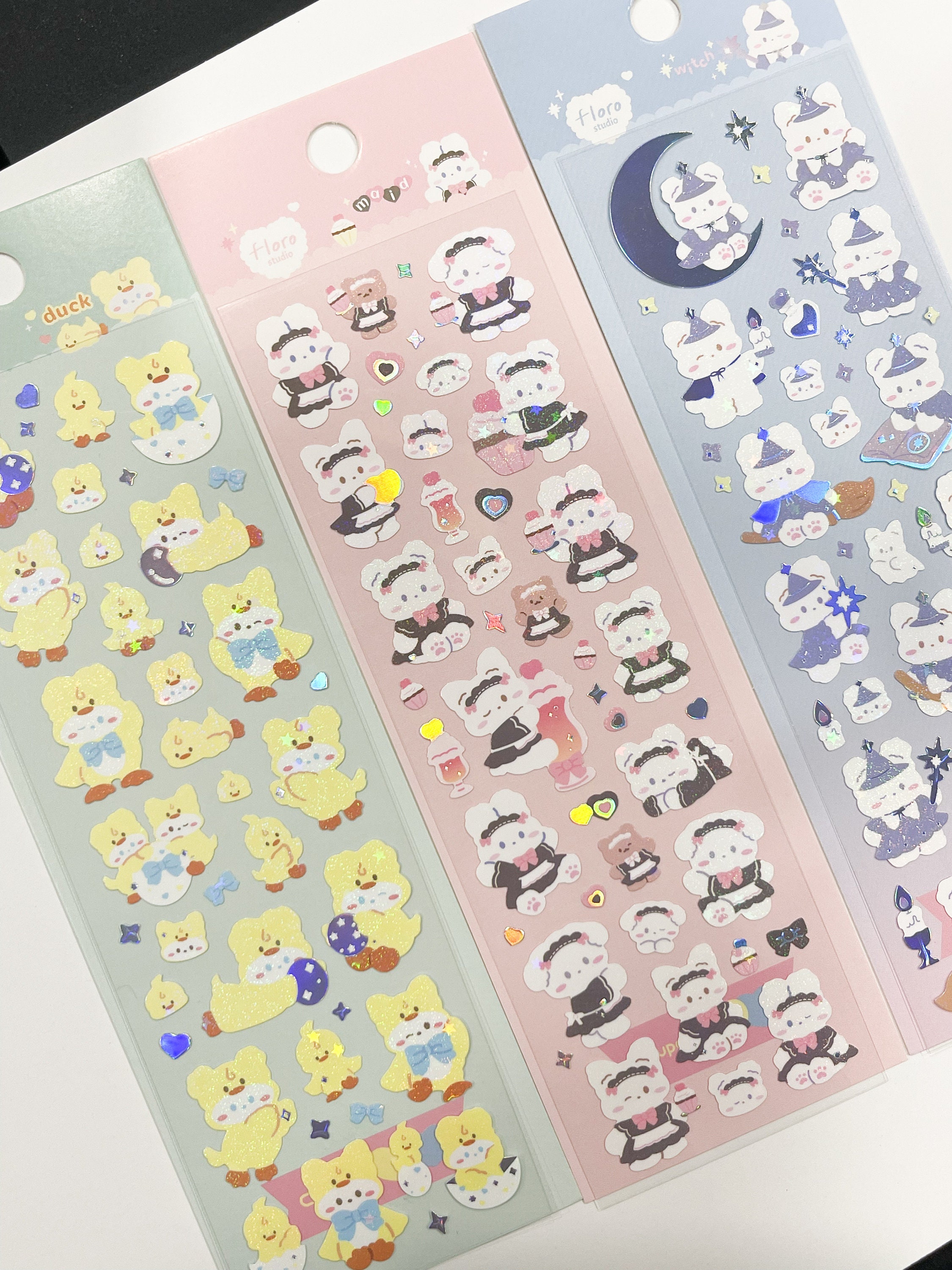 Kawaii Toplader Sticker Sheets, Kpop Deco Stickers, Toploader Deco 