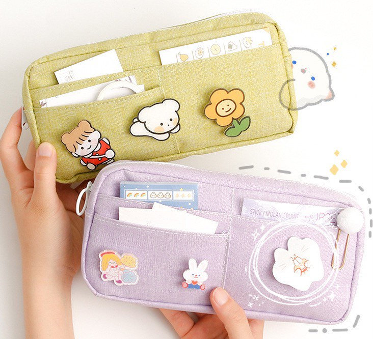 Kawaii Pencil Case Cute Pencil Case Aesthetic Pencil Case Etsy
