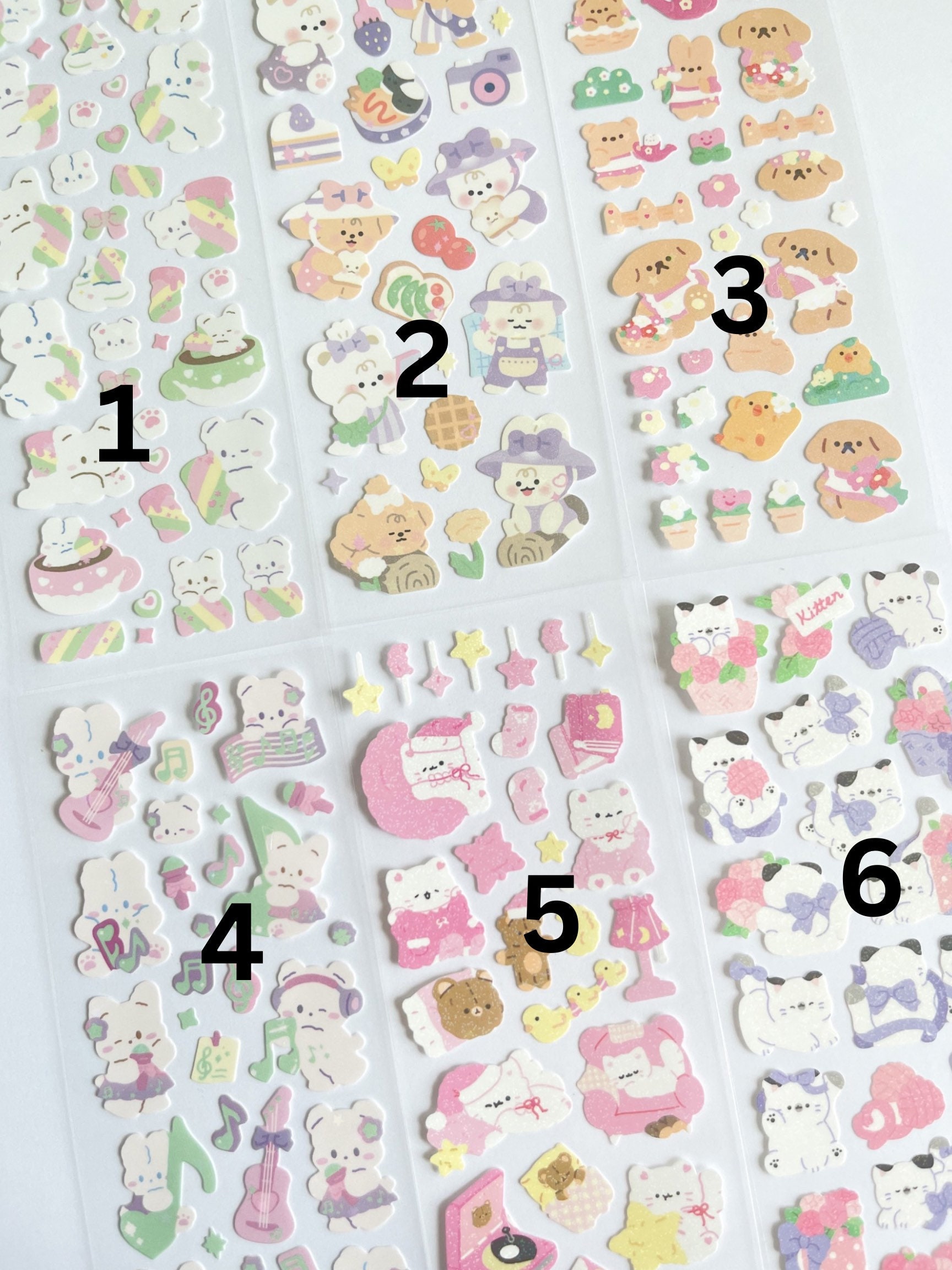 Kpop Stickers Toploader Sticker Sheets Deco Sticker Sheets Etsy