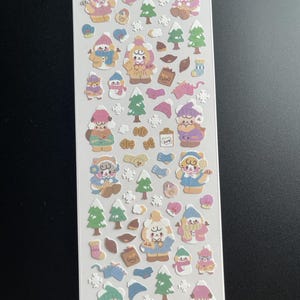 Winter Wonderland Stickers | Winter Holiday Stickers | Kawaii Christmas Stickers | Festive Stickers | Christmas stickers | Holiday Sticker