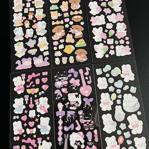 Kpop Stickers | Toploader Sticker Sheets | Polco  Deco Sticker Sheets | Korean Sticker Sheets