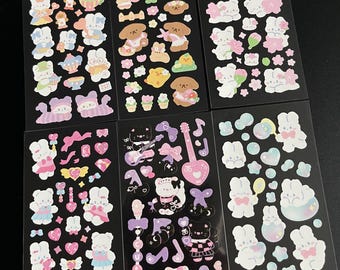 Kpop Stickers | Toploader Sticker Sheets | Polco  Deco Sticker Sheets | Korean Sticker Sheets