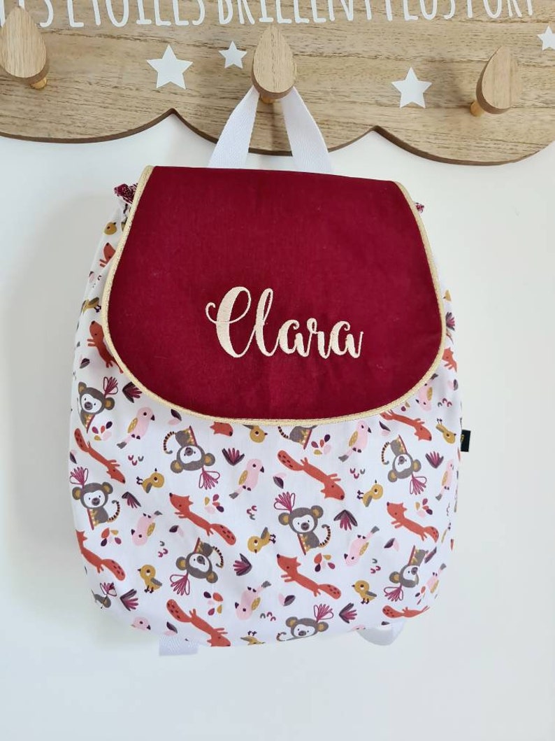 Sac à dos enfant maternelle personnalisé | Etsy