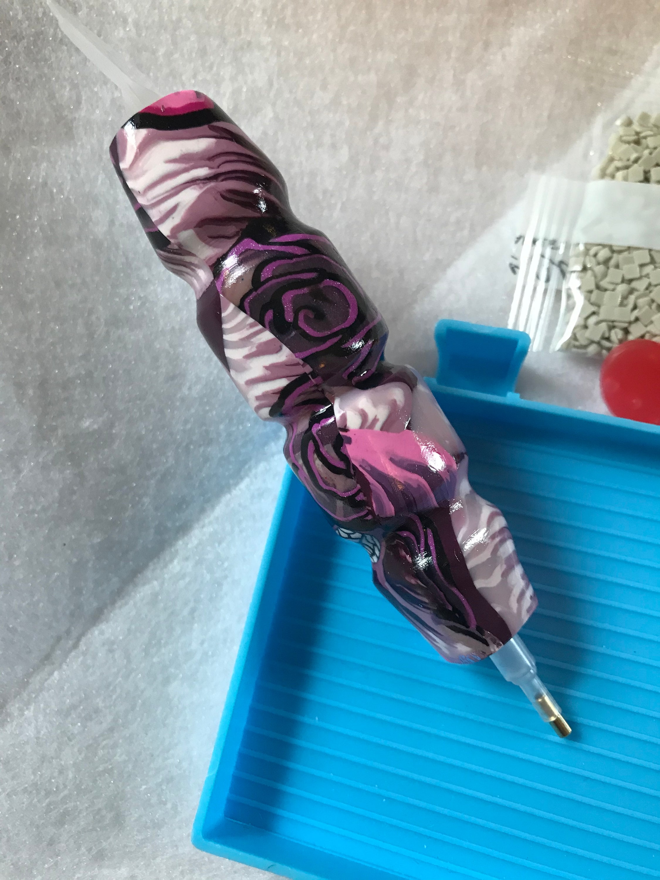 Ergonomic Diamond Painting Drill Pen with Straightener Etsy