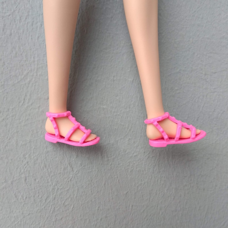 Barbie shoes Doll shoes Barbie yellow shoes Barbie white shoes | Etsy