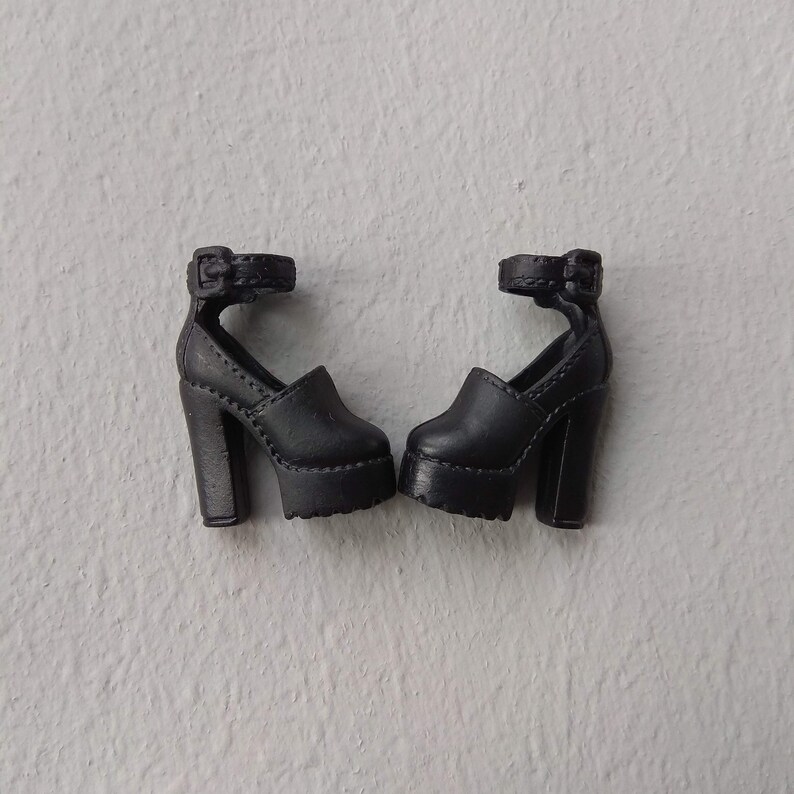 Barbie Shoes Doll Shoes Barbie Clothes Barbie Black Shoes | Etsy