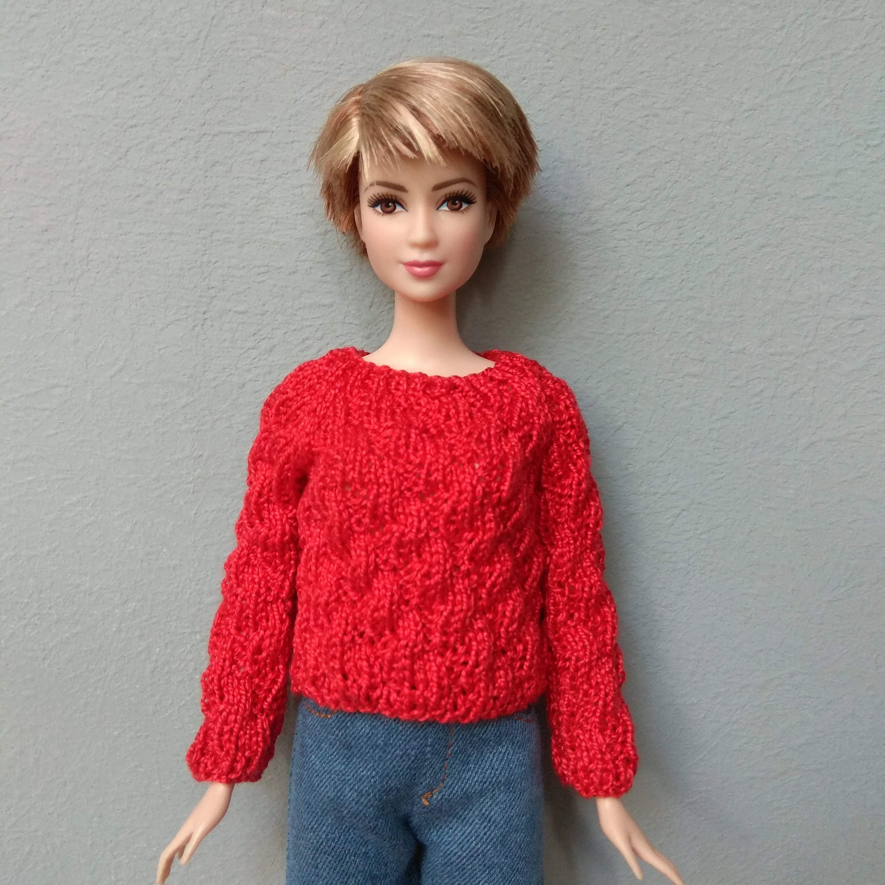 35 COLOURS Barbie sweater Barbie clothes Doll clothes Barbie | Etsy
