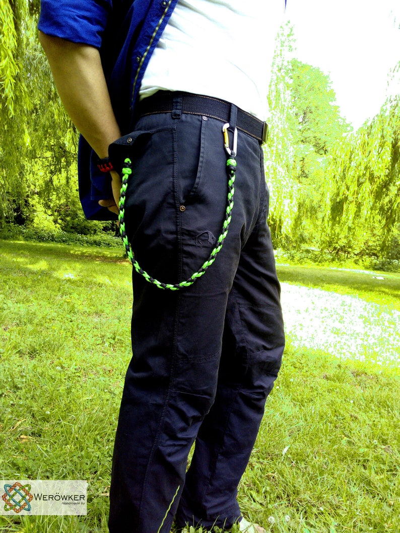 Paracord Lanyard Rope Pants Chain Survival Band Strap Leash Etsy