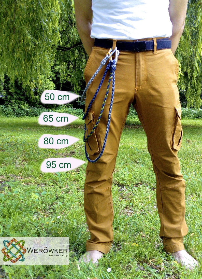 Paracord Lanyard Rope Pants Chain Band Leash Cord Pendant Etsy