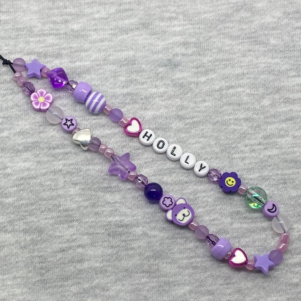 Beaded Phone Lanyard Wrist Strap Handmade * Fixed Beads Pearl Bracelet Camera Car Key MP3 MP4 Phone Charm Decoration Anti Lost String Mobile