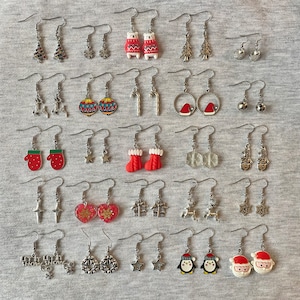 Earrings Christmas advent calendar, 25 days, UK