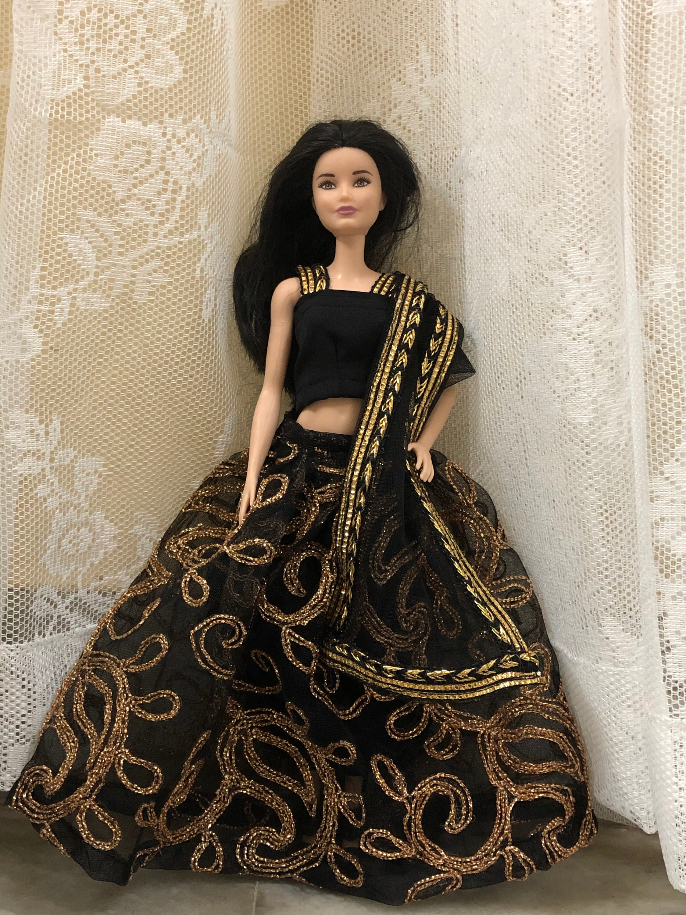 Barbie hotsell black dress
