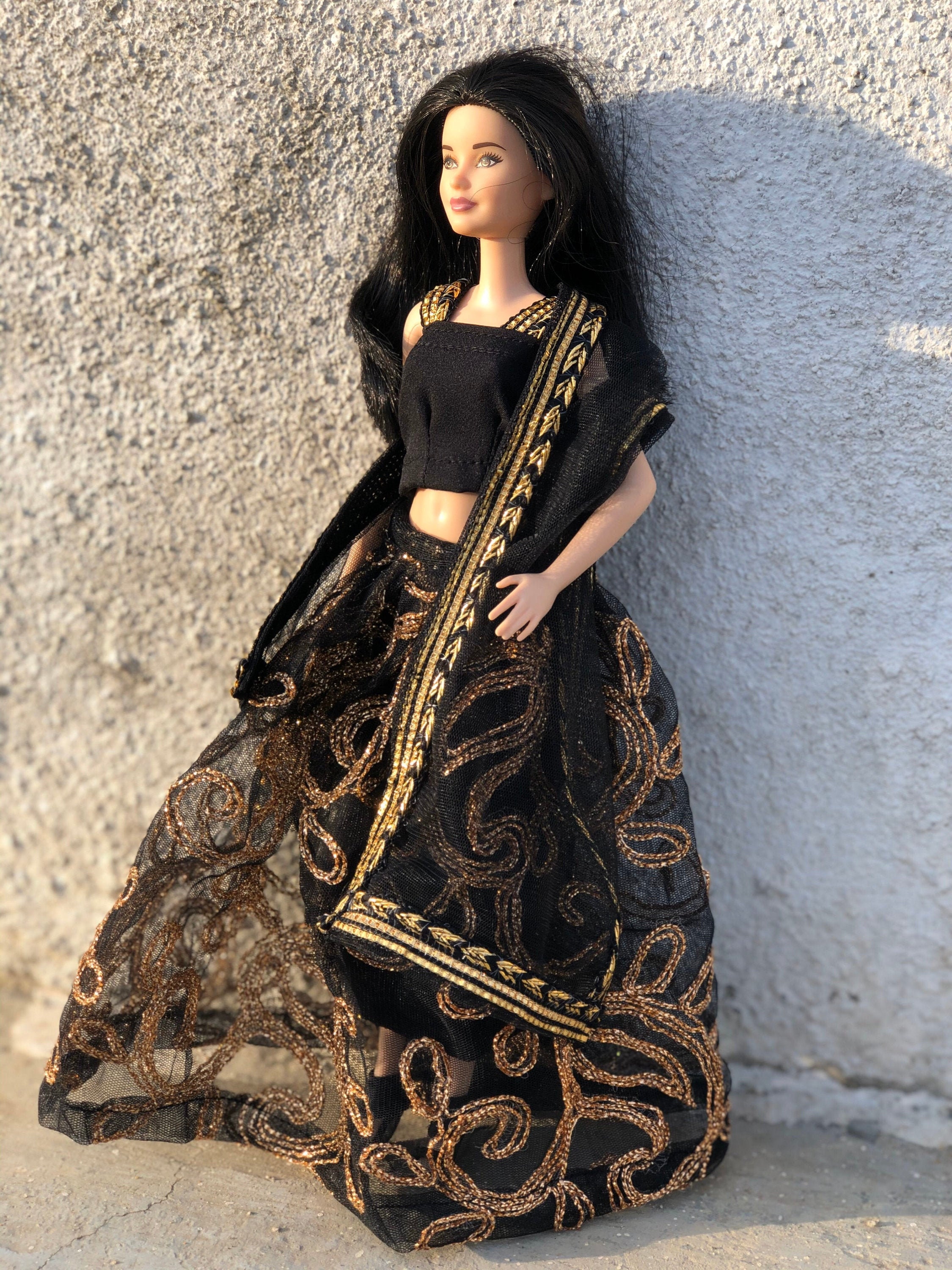 Barbie dress black sales