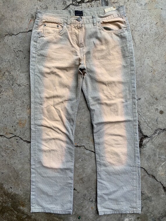 Fendi Monogram Denim Jeans Vintage UK - Main Image