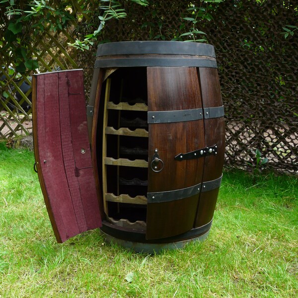 Rack de vino de barril de vino