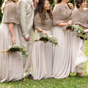 Bridesmaids shrugs and wraps on sale