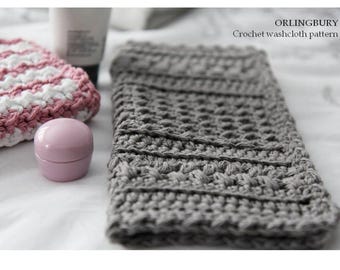 Crochet Pattern - Crochet Washcloth Pattern: Easy Texture Dishcloth, Facecloth (PDF Pattern - English language)