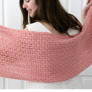 Crochet Wrap Pattern, Rectangular crochet Shawl, Crochet Shawl Pattern, Crochet Rectangle Shawl Pattern, Crochet pattern, ENGLISH LANGUAGE