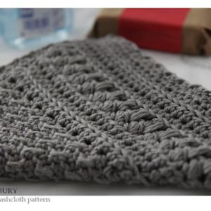 Crochet Washcloth Pattern: Meadow&#39;s Embrace Texture (PDF Pattern - English language)