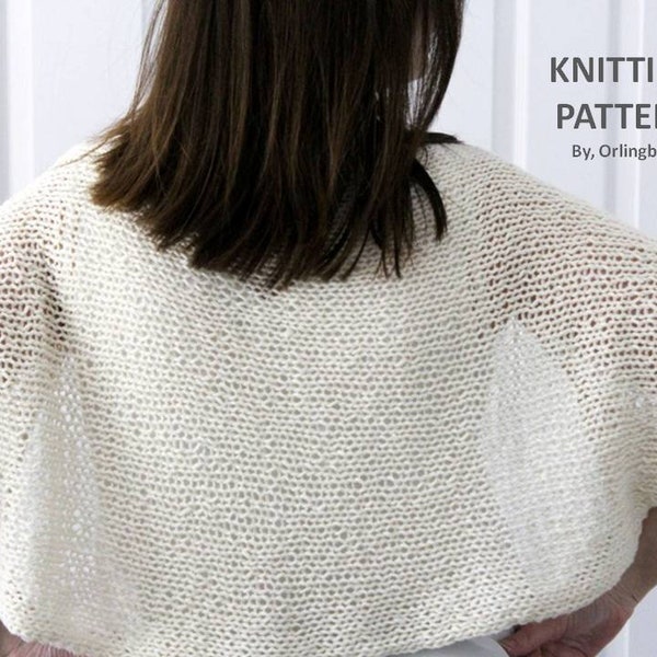 KNITTING PATTERN, Bolero sweater knitting pattern, bolero shawl Pattern, bolero cardigan Pattern, pdf Instant Download knitting tutorial