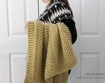 Fluffee Bernat Sweater Patterns Chunky Knit Blanket Pattern: Easy