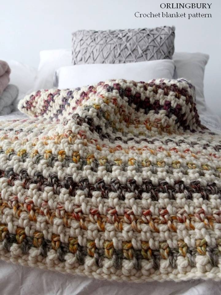 Crochet Blanket Pattern Crochet Throw Blanket Pattern Includes 2