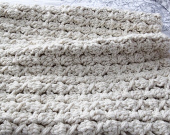 Crochet blanket pattern, Crochet Throw Pattern, Cable-like crochet throw, Crochet blanket, Crochet afghan - WINTER&#39;S POEM BLANKET, English