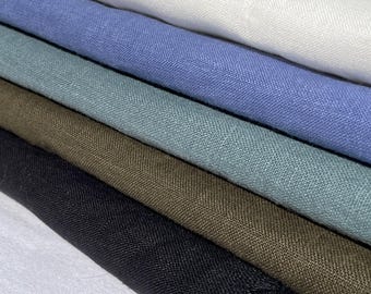 100 Linen Fabric by the Yard | 60 Inch Eco-Friendly 6oz Material for Sewing, Apparel & DIY Projects