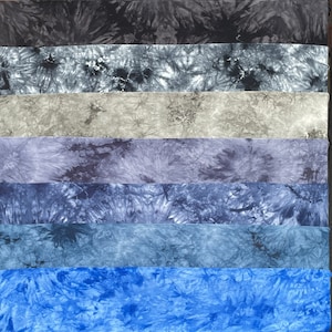 Bamboo Spandex Jersey Knit Multiple colors Cloud Tie Dye Splash 60&quot; Eco-Friendly Fabric By The Yard