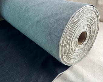 Selvedge Japanese Jean Dark Blue Denim | Woven Fabric by the Yard | Blue 460 GSM/13 oz Denim | Textured Indigo for Jeans, Jackets & Shirts