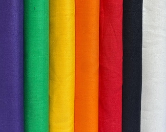 Linen Cotton Blend Fabric - Soft, Breathable, and Versatile for Sewing and Apparel - Light to Medium Weight