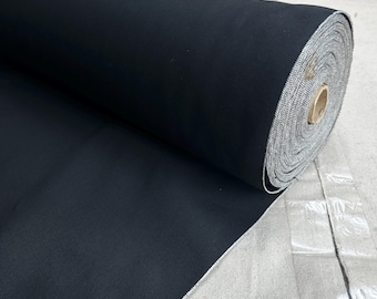Selvedge Japanese Black Denim Fabric | 10 oz Cotton, By The Yard