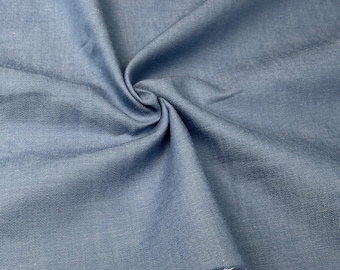 Tencel Denim Chambray – Soft, Breathable, & Lightweight Lyocell Fabric by the Yard