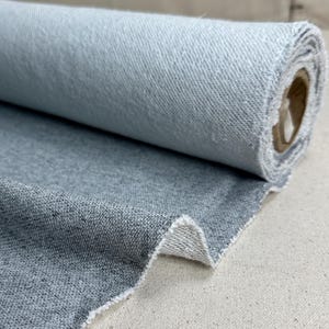 Heavy Cotton French Terry Oxford Heather Gray | 450 GSM/22 Oz French Terry Heavy Sweatshirt Fabric By The Yard