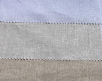 100% Linen Fabric by the Yard | 60 Inch 6oz Material for Sewing, Apparel & DIY Projects