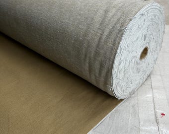 Selvedge Japanese Raw Gold Denim  | Woven Fabric by the Yard | 350 GSM/11 oz Denim | Textured Denim for Jeans, Jackets & Shirts