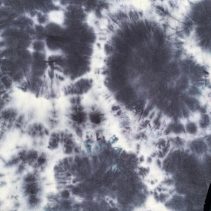 Modal Spandex Black & White Tie Dye Jersey Knit 60&quot; Fabric By The Yard Good For Face Mask