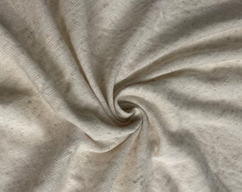 Linnen katoen PFD natuurlijke jersey 60" milieuvriendelijke stof op maat gesneden