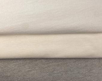 Lightweight Cotton French Terry Knit | 270 GSM/12 Oz French Terry Sweatshirt Fabric By The Yard