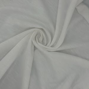 Cotton Slub Jersey Knit Soft Light Fabric By The Yard 60" USA MADE Lt.Med Slub 20/1