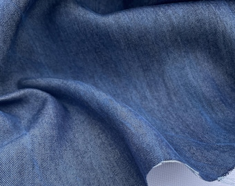 Japanese Tencel Denim – Soft, Breathable,  Lyocell Fabric by the Yard