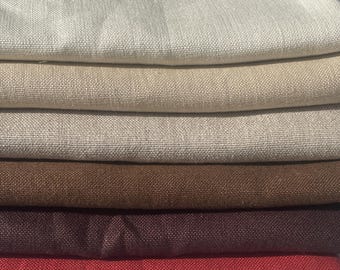 100% Italian Linen Heavy Canvas 16 oz Upholstery/Apparel Fabric By The Yard 60&quot;