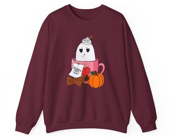 Pompoenkruiden en alles wat lekker is | Spooktrui | Kaneelpompoen Herfst Halloween Gezellige Trui