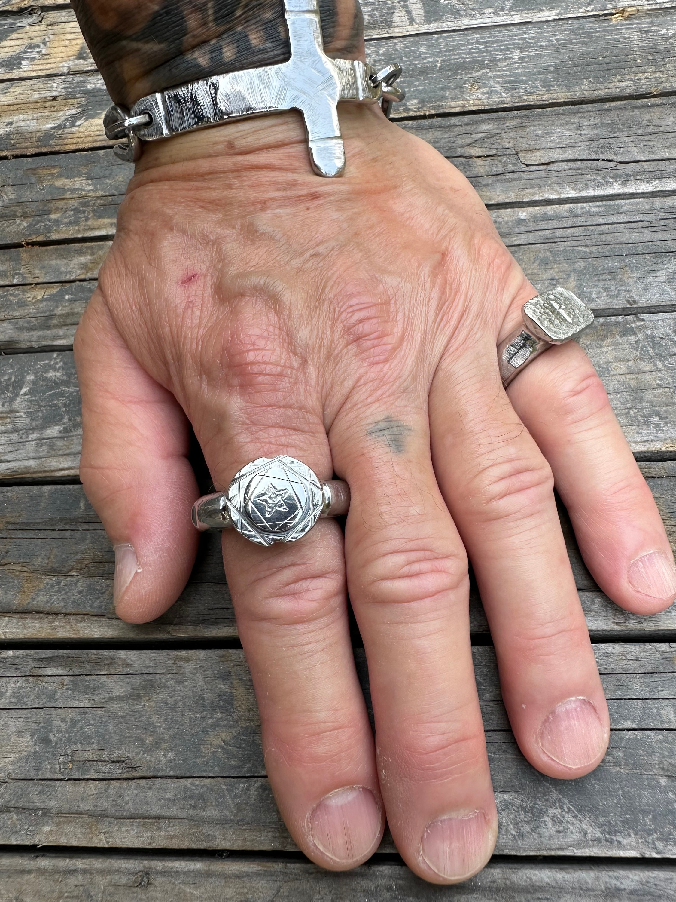 Stainless Star Ring - Etsy