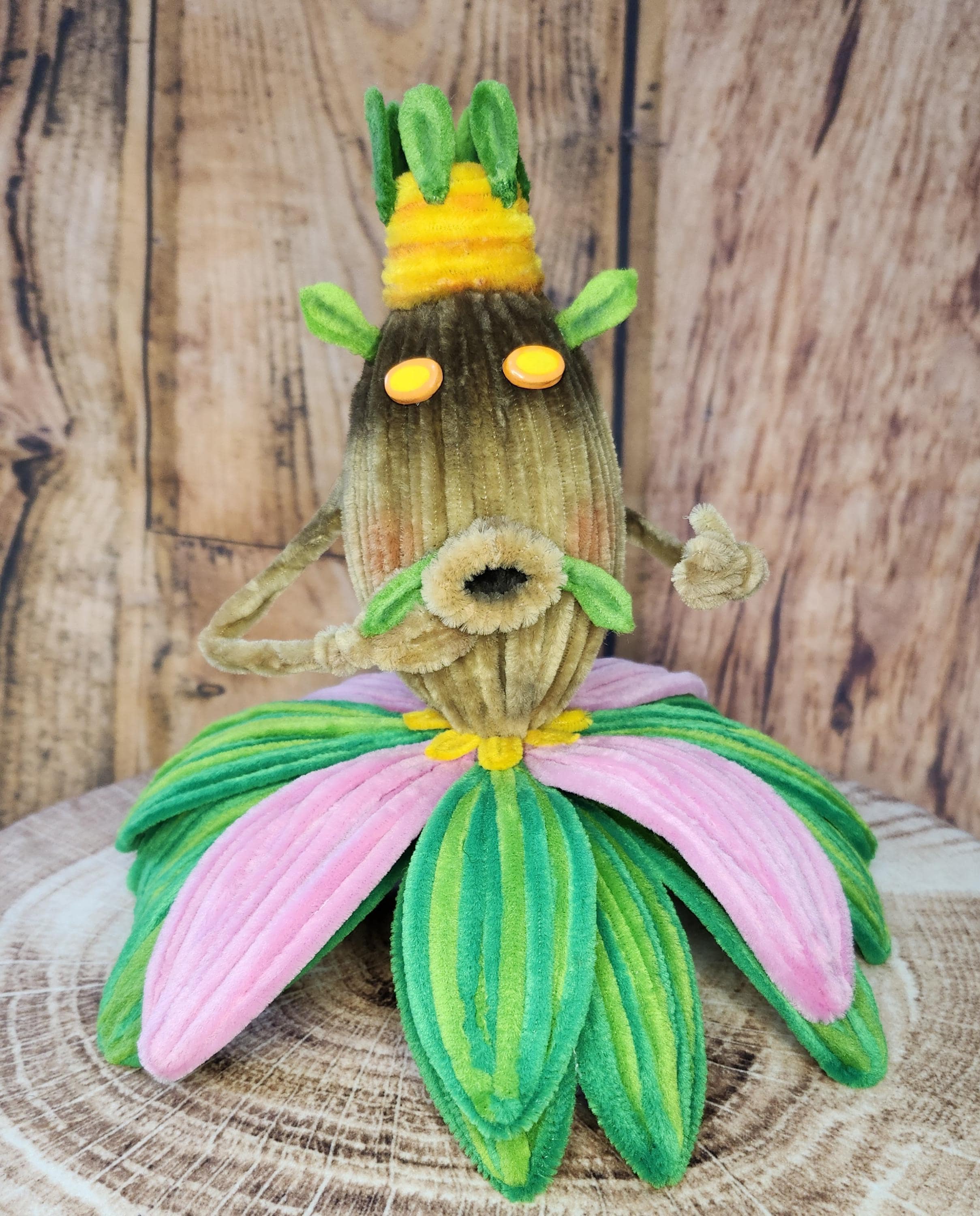 置物  scope Art Flora Business Deku Scrub Pipe Cleaners Figure, Legend of Zelda Majoras