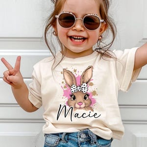Personalized Easter Shirt for Girls, Cute Easter Shirt, Easter for ...