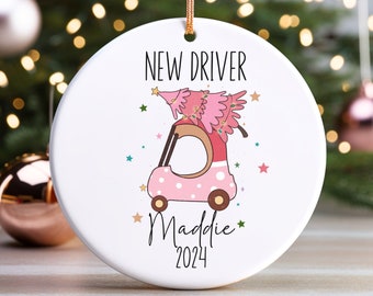 Personalized New Driver Ornament, Custom New Driver Ornament, Ornament For New Driver, Newly Licensed, Gift for 16 year old, New Driver