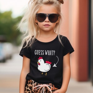 Guess What Chicken Butt T-Shirt, Chicken T-Shirt, Chicken Lady, Funny Chicken Shirt, Gag Gift, Cute Chicken Shirt, Chicken Butt, Funny Shirt