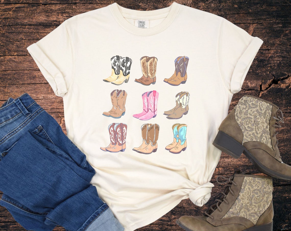 Cowboy Boot T Shirt Cowboy Boot T Shirt