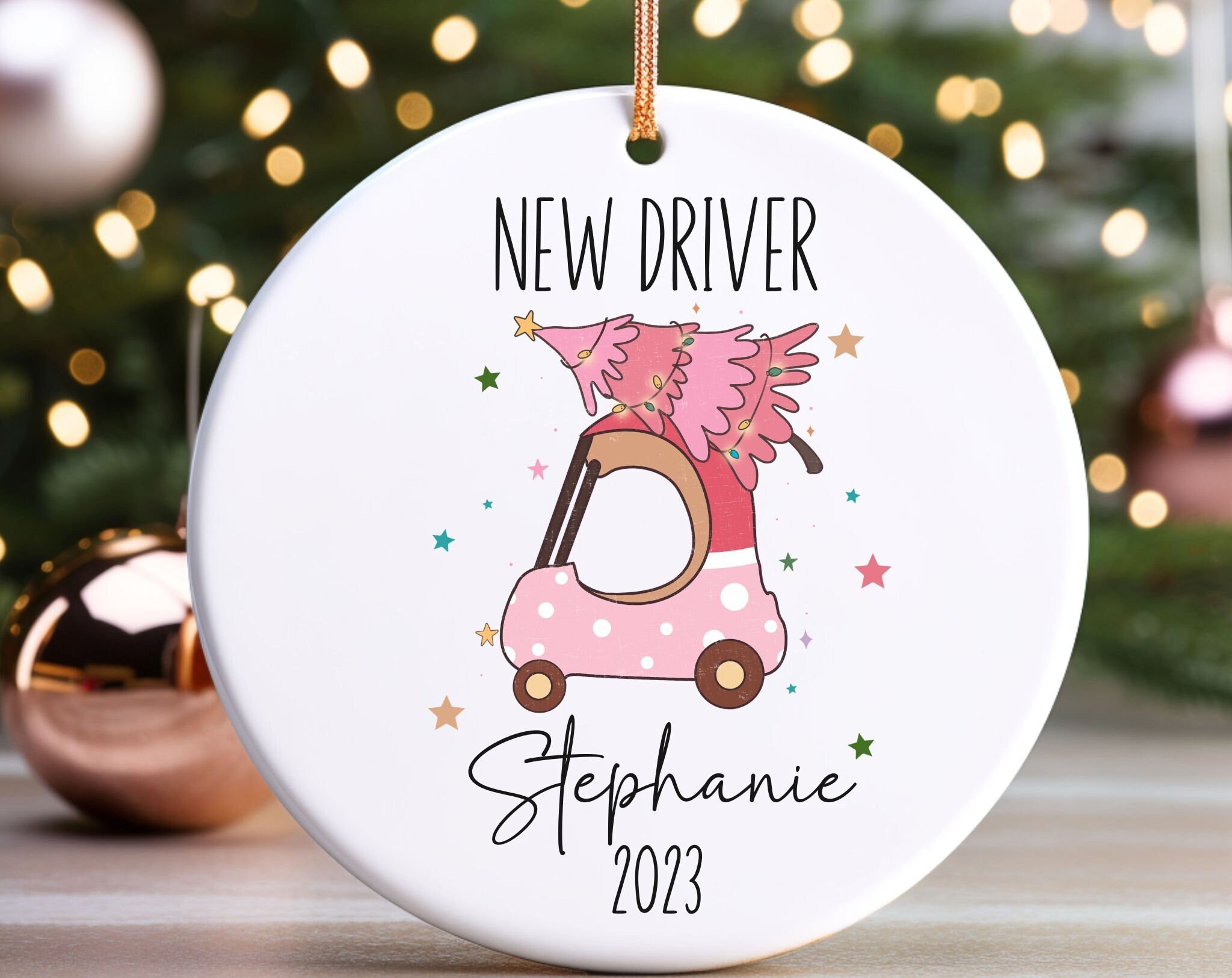 Personalized New Driver Ornament, Custom New Driver Ornament, Ornament